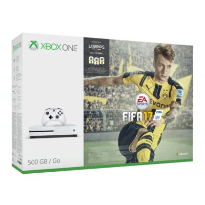 Xbox One S 500GB Console in White Including Fifa 17 Xbox One S 500GB Console in White Including Fifa 17